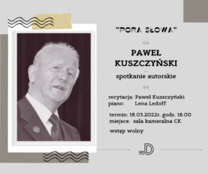 Read more about the article Spotkanie autorskie z Pawłem Kuszczyńskim