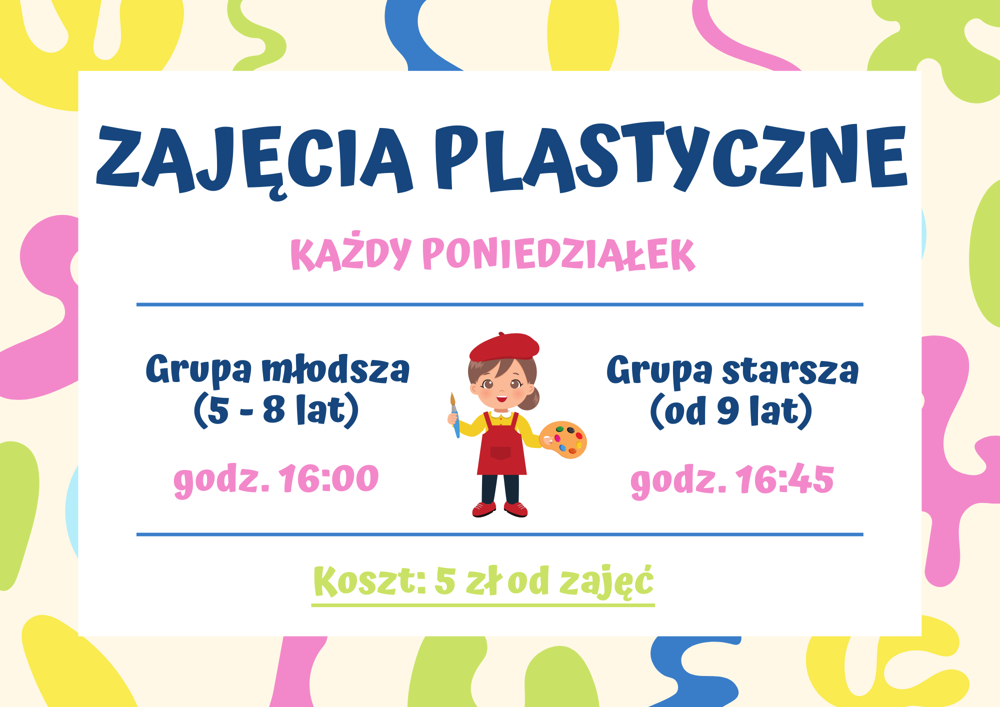 You are currently viewing Zajęcia plastyczne