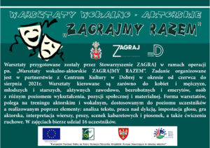 Read more about the article Warsztaty wokalno-aktorskie ZAGRAJMY RAZEM