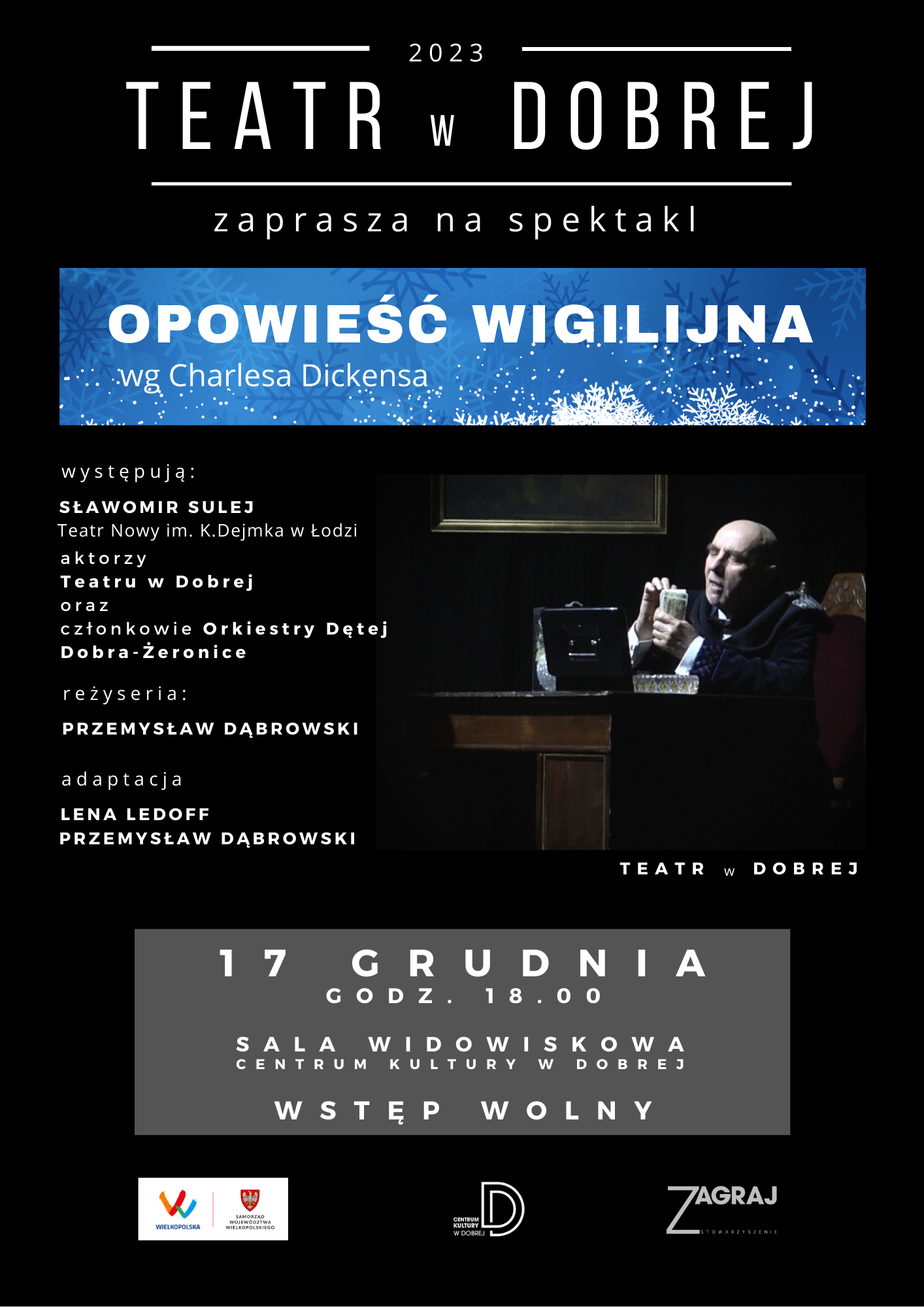 You are currently viewing TEATR W DOBREJ – „Opowieść Wigilijna”