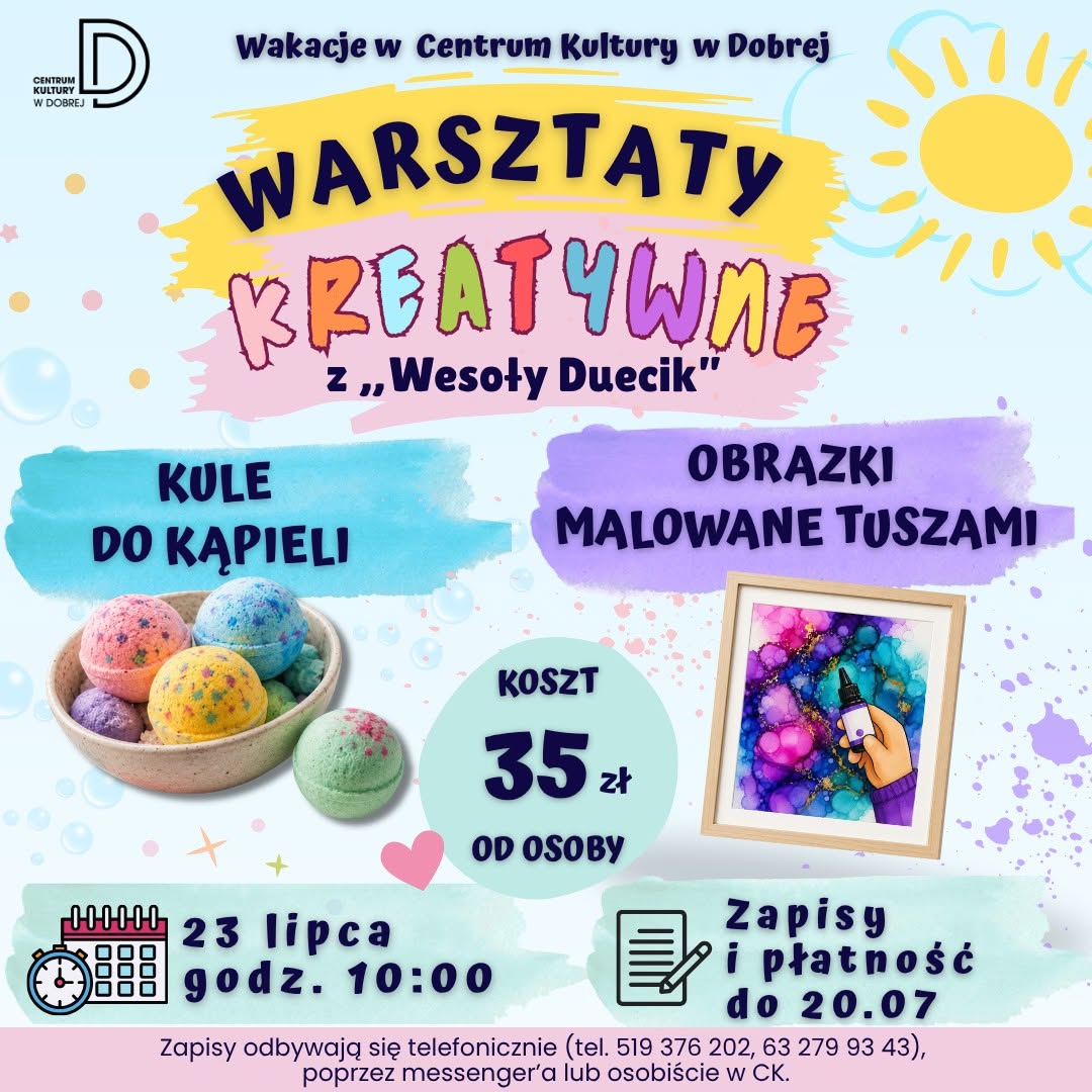 You are currently viewing Warsztaty Kreatywne z Wesołym Duecikiem – ZAPRASZAMY!