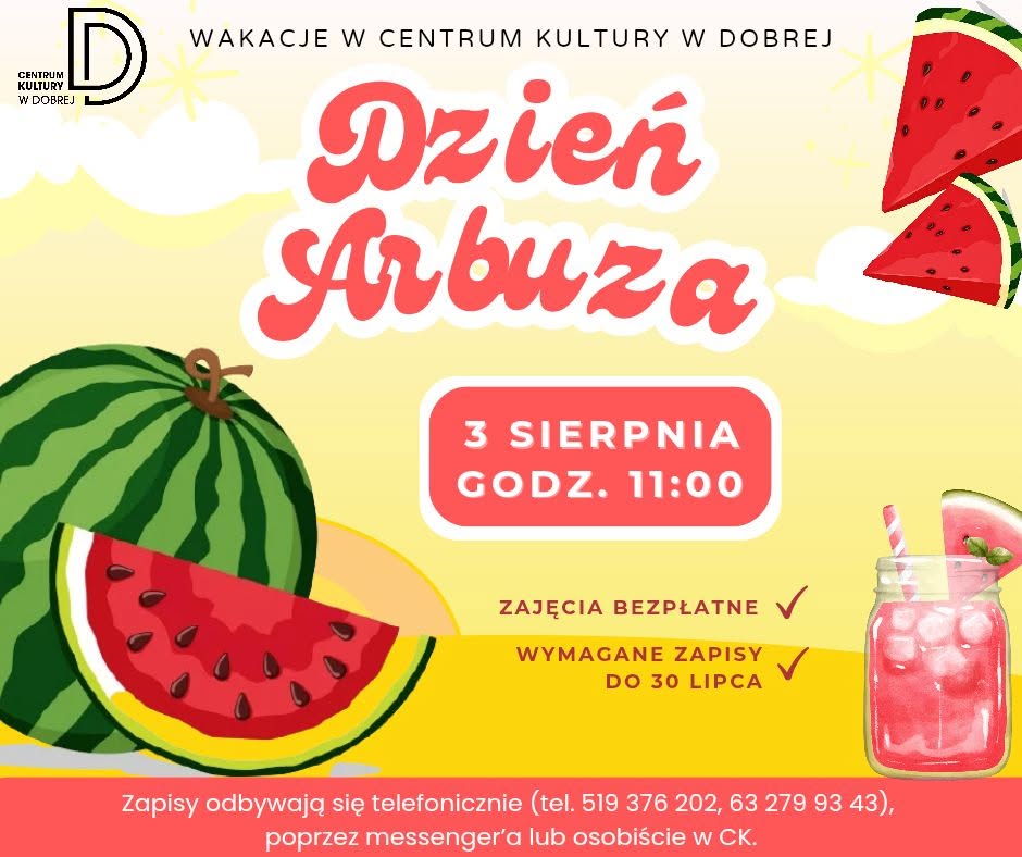 You are currently viewing Dzień Arbuza – ZAPRASZAMY!